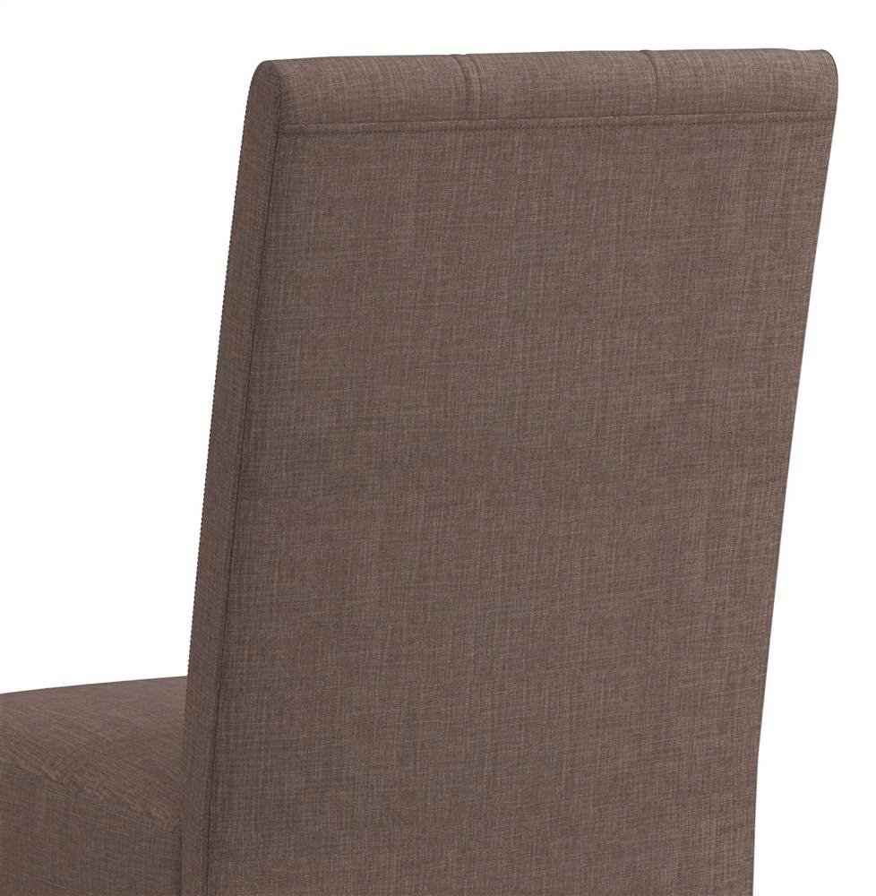 Fabric Dining Chair in Light Mocha (Set of 2) Y198