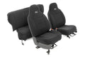Black Neoprene Seat Cover Set Z277