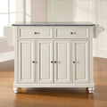 White/Gray Wood Kitchen Island X7808