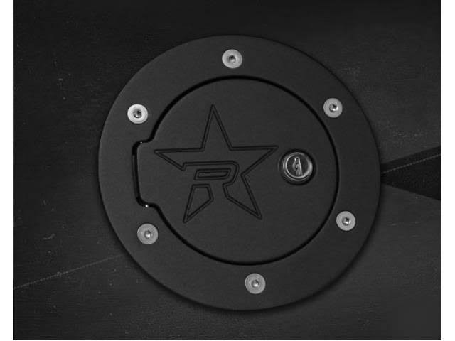 Black Locking Fuel Door H12735