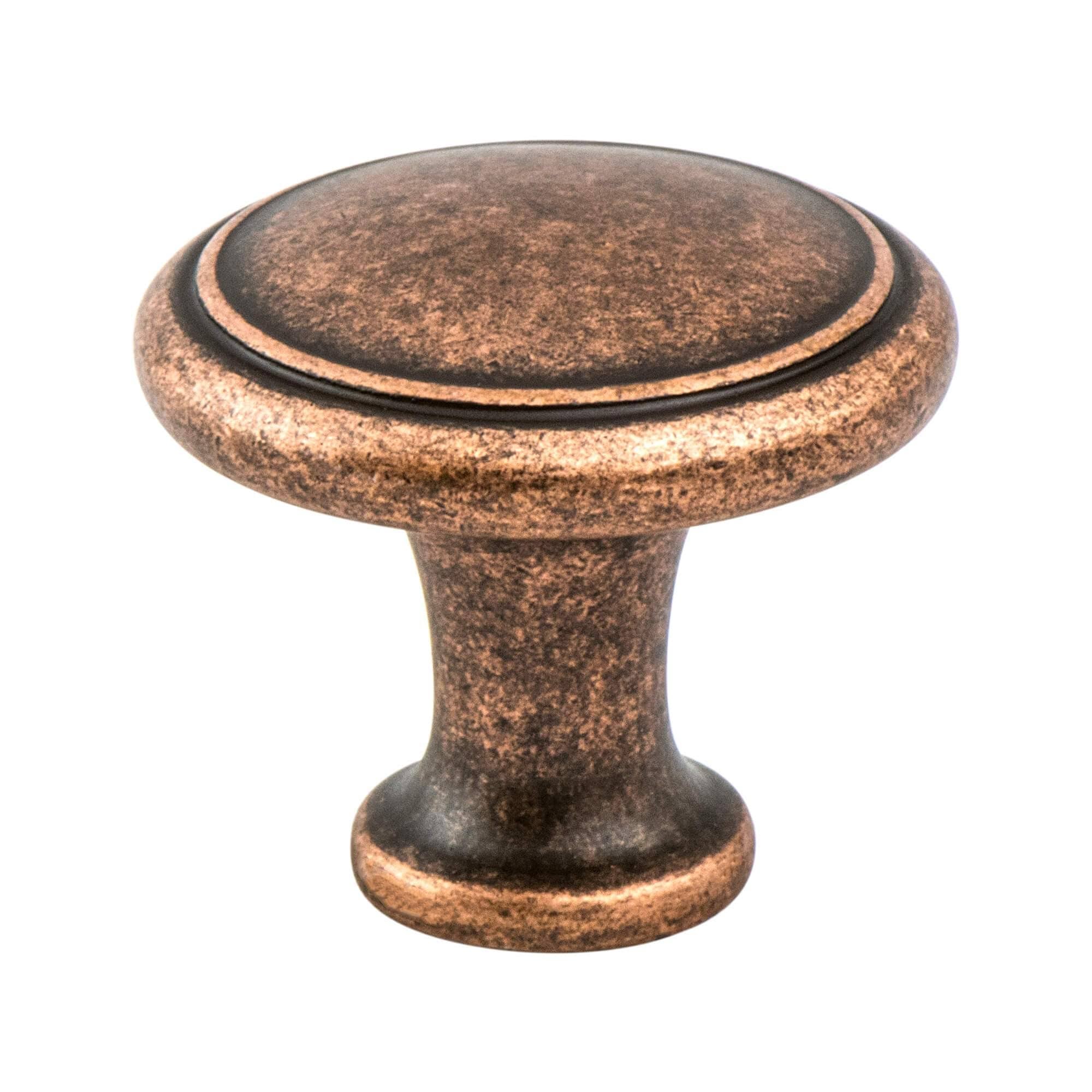 Knob 1-1/8 in Dia Rubbed Bronze K706913