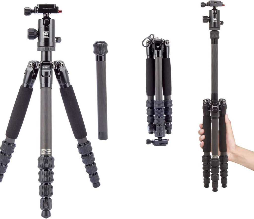 Lightweight Carbon Fiber Tripod with Ball Head and Case R60676