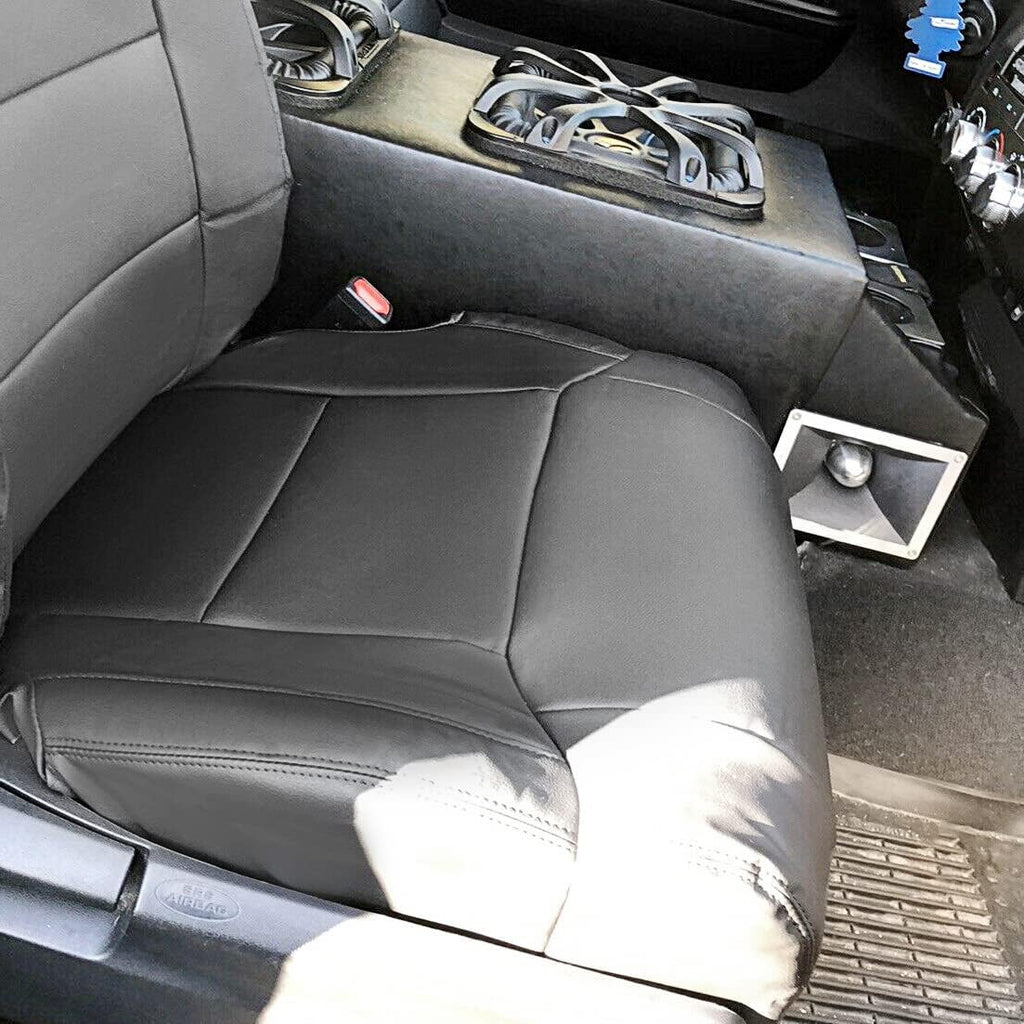 Black Leather Seat Covers N314