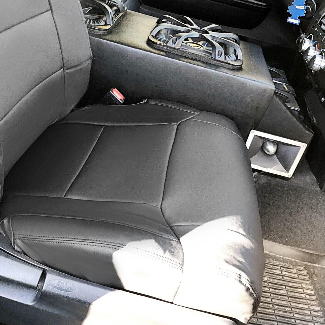 Black Leather Seat Covers N314