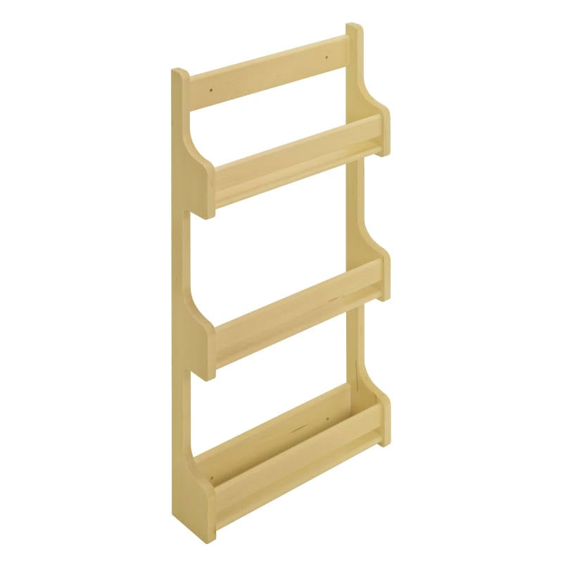 Wooden Door Mount Spice Rack W87991