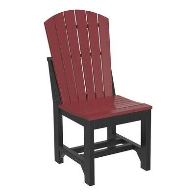 Cherrywood/Black Adirondack Bar Height Patio Dining Chair W933689