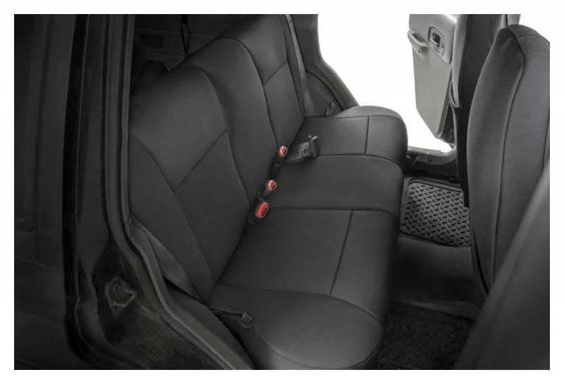 Black Neoprene Seat Cover Set Z277