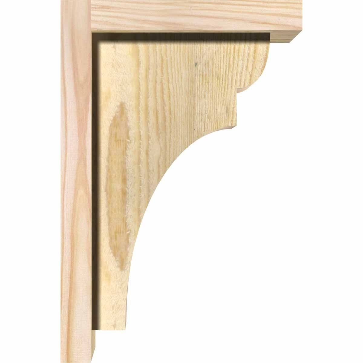 Rough Sawn Corbel with Backplate, Douglas Fir N951329