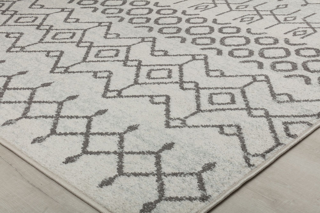 White Area Rug R824