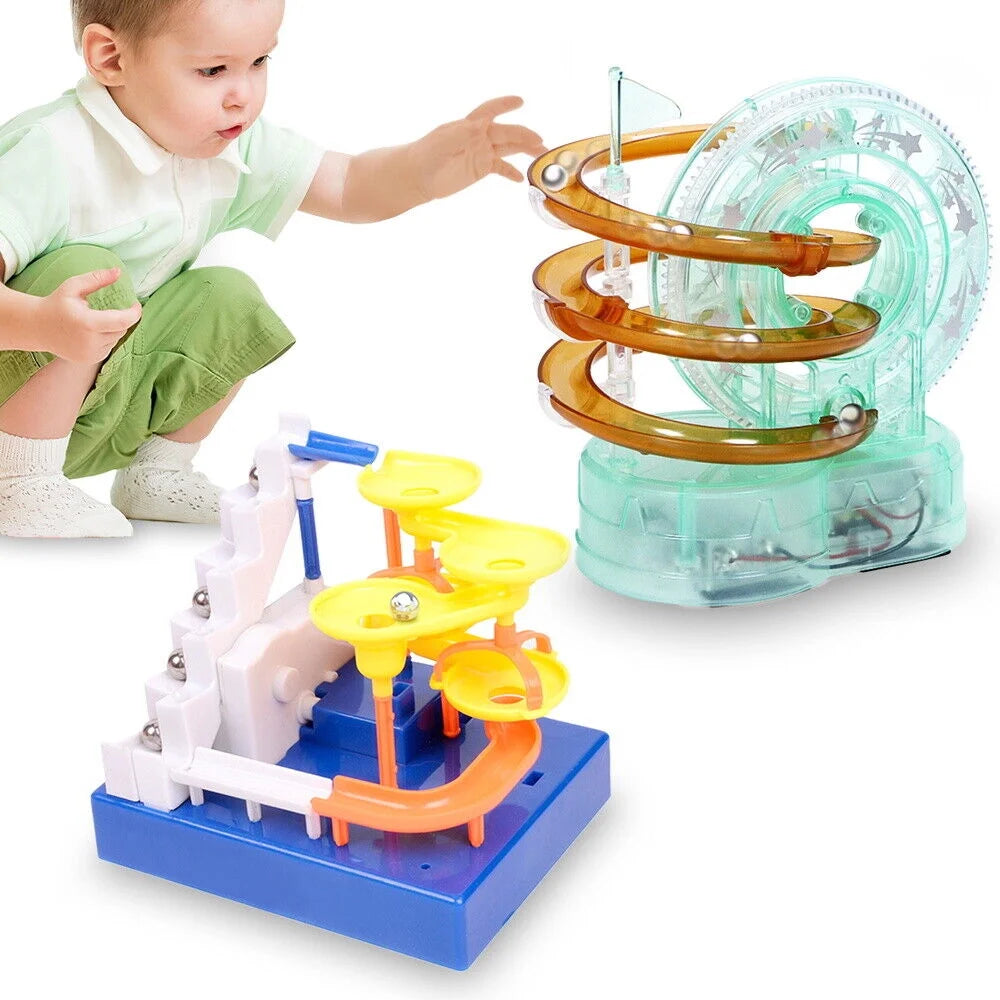 Transparent Track DIY Assembled Roller Coaster Toy O585