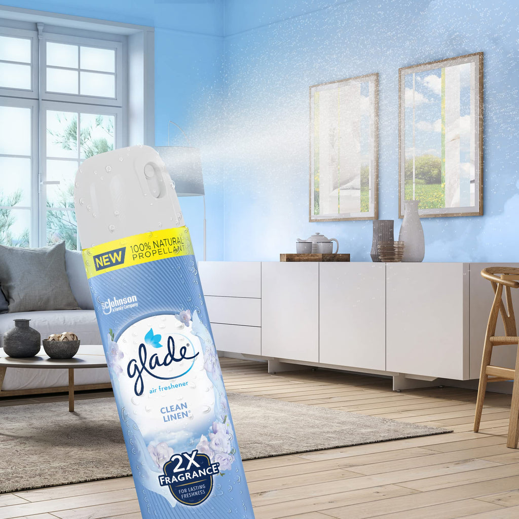 8.3 Oz Clean Linen Room Air Freshener Spray (Pack of 48) Z397