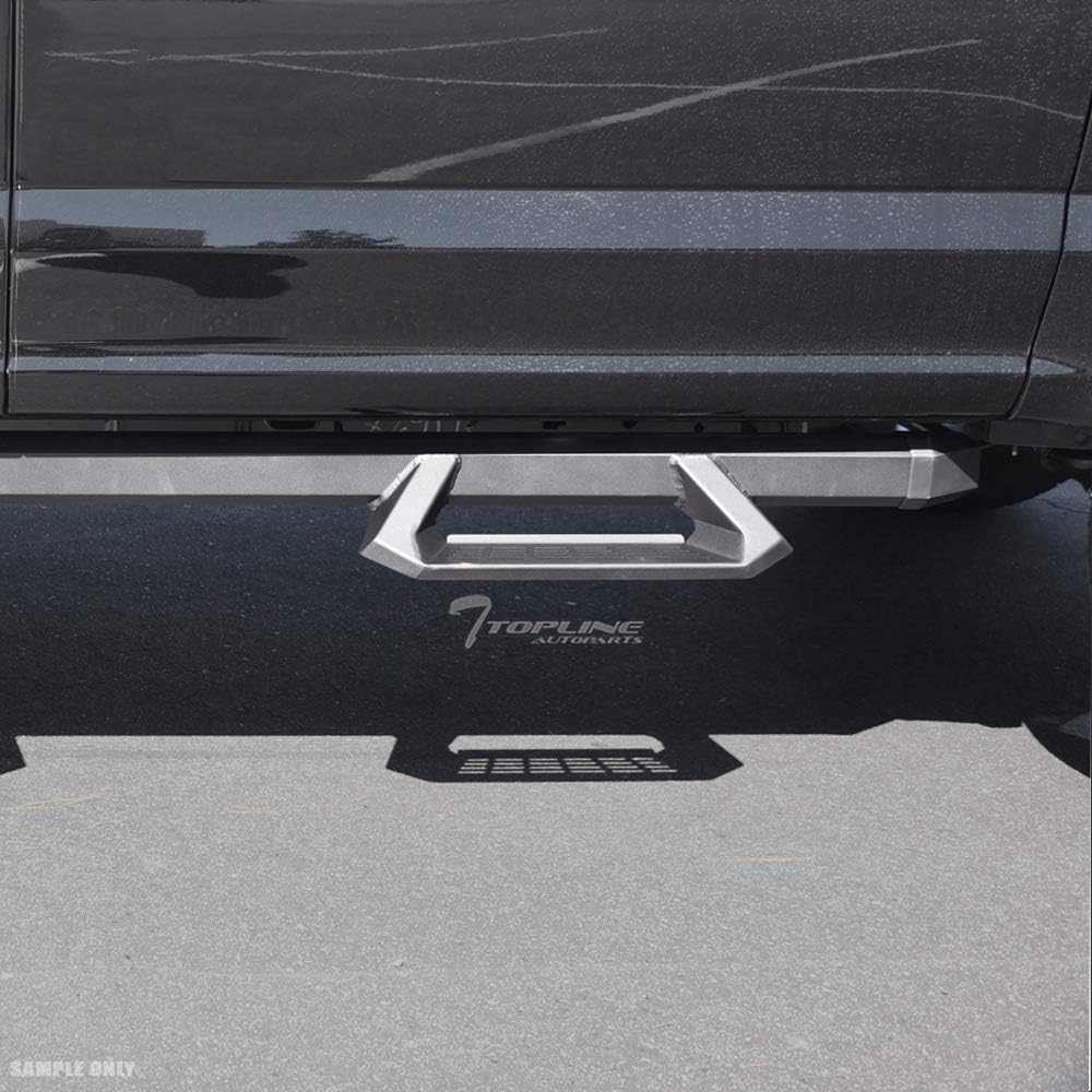 Matte Black Aluminum Drop Step Side Nerf Bars Rail Running Boards K929