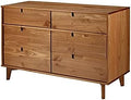 Caramel 6 Drawer Pine Wood Double Dresser C245574