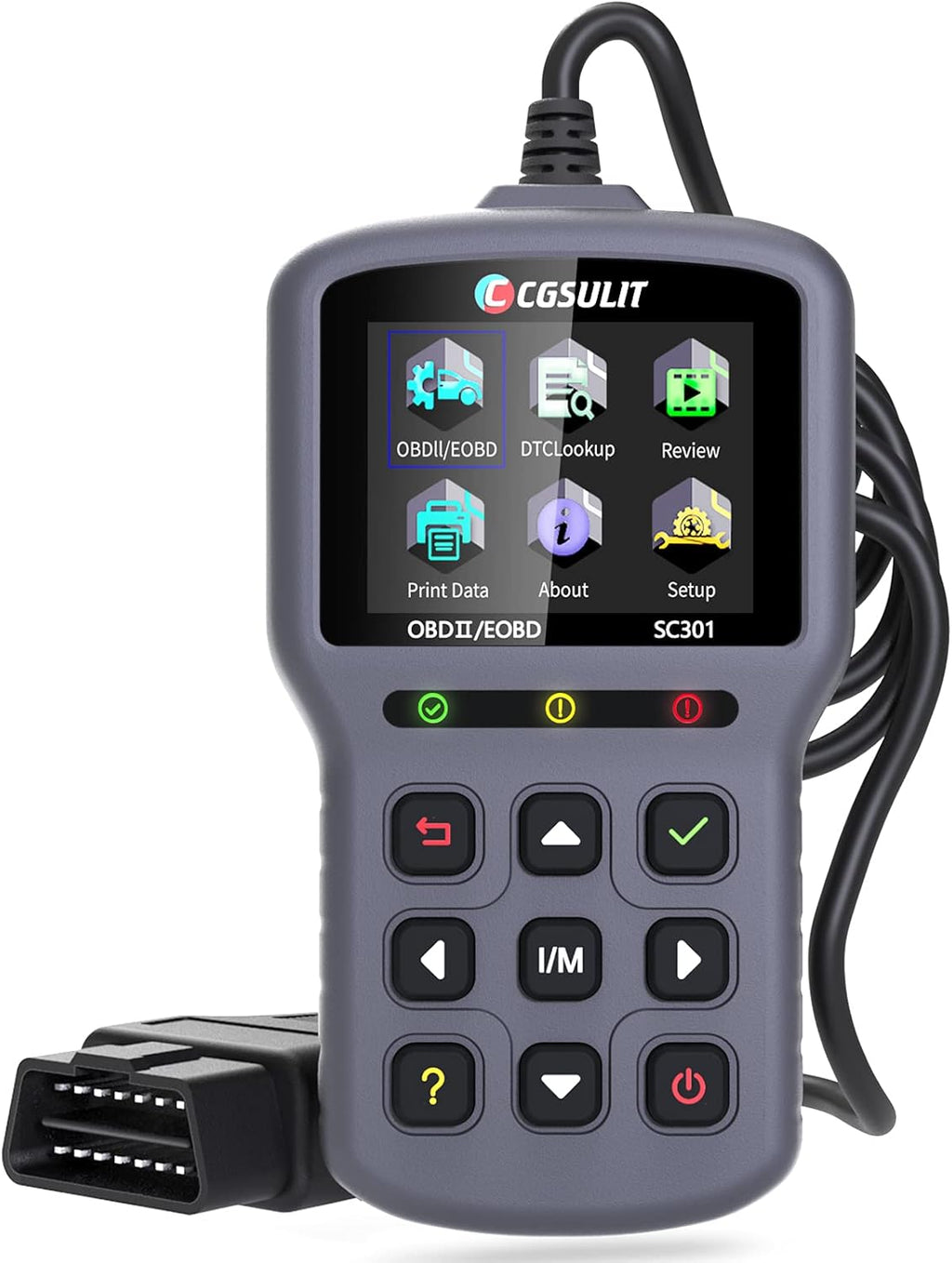 OBD2 Scanner Car Code Reader with Reset Full OBDII Functions Diagnostic Scan Tool, Black Pack of 2 F149