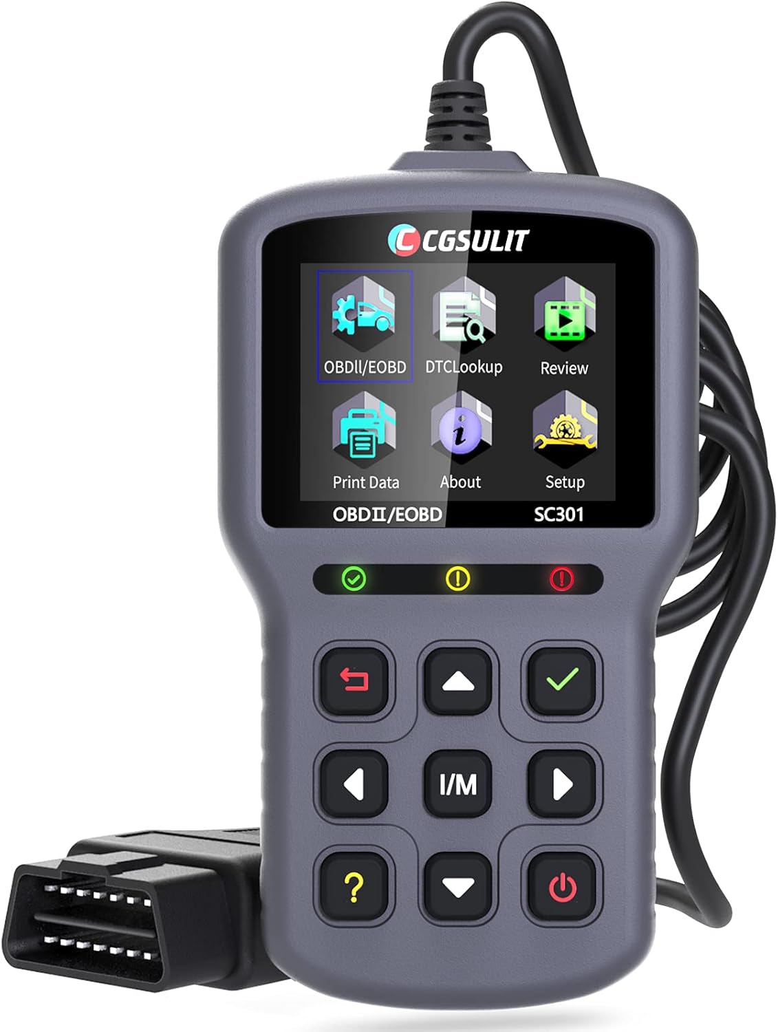OBD2 Scanner Car Code Reader with Reset Full OBDII Functions Diagnostic Scan Tool, Black Pack of 2 F149