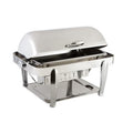 Rectangular Chafer with Chrome Trim E74221