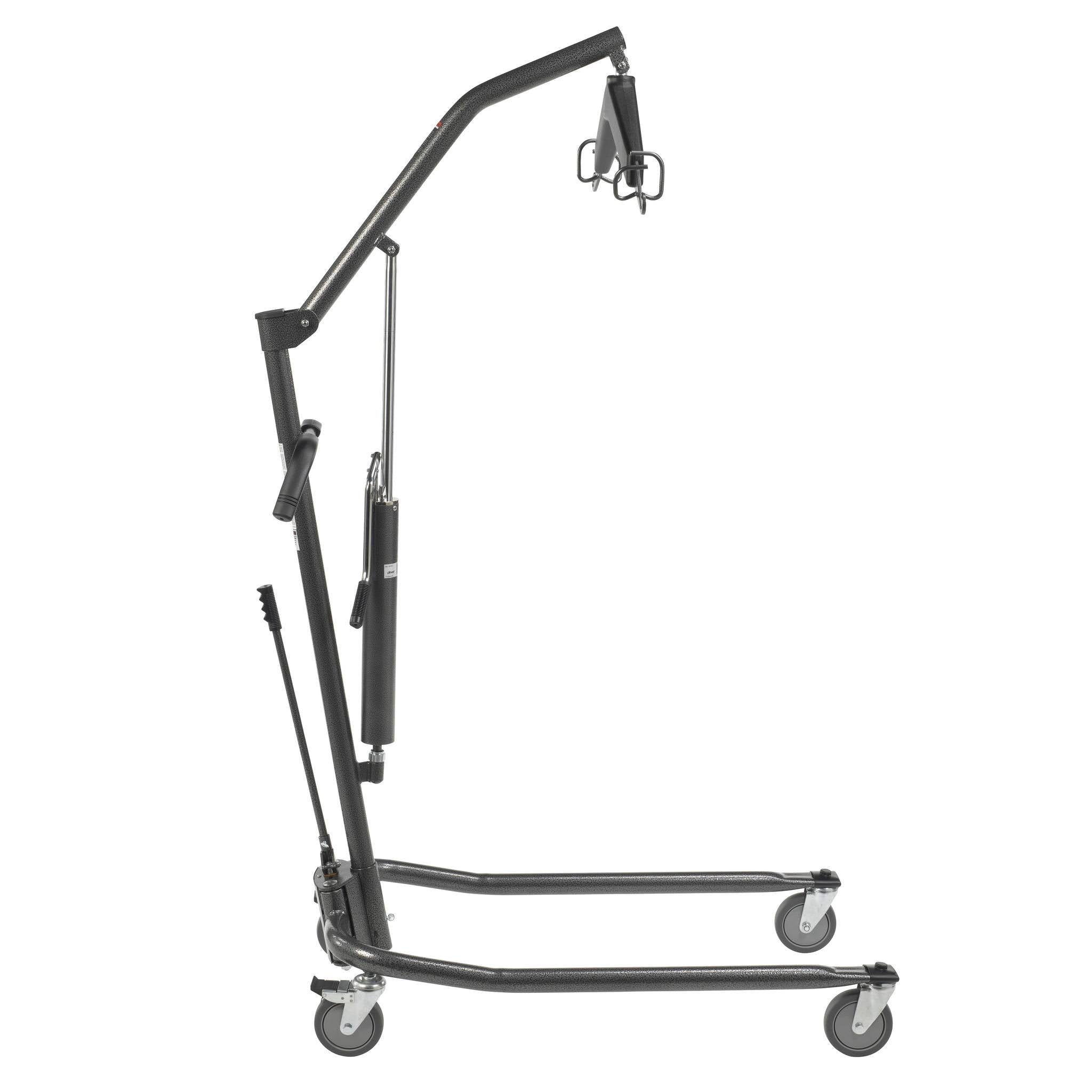 Hydraulic Patient Lift with Six Point Cradle, 5x22 Casters, Silver Vein O72245