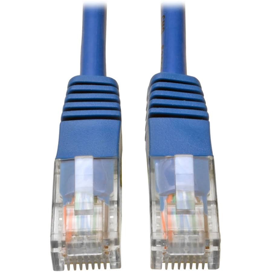 Cat5e 350MHz Molded Patch Cable RJ45 M-m Blue 7-ft. F50594