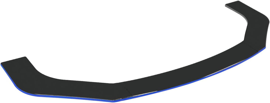 Black+Red Front Bumper Lip Splitters Winglets Canards H968869