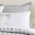 King Grey Quilted Sham K80086