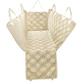 Beige Dog Seat Covers N96261