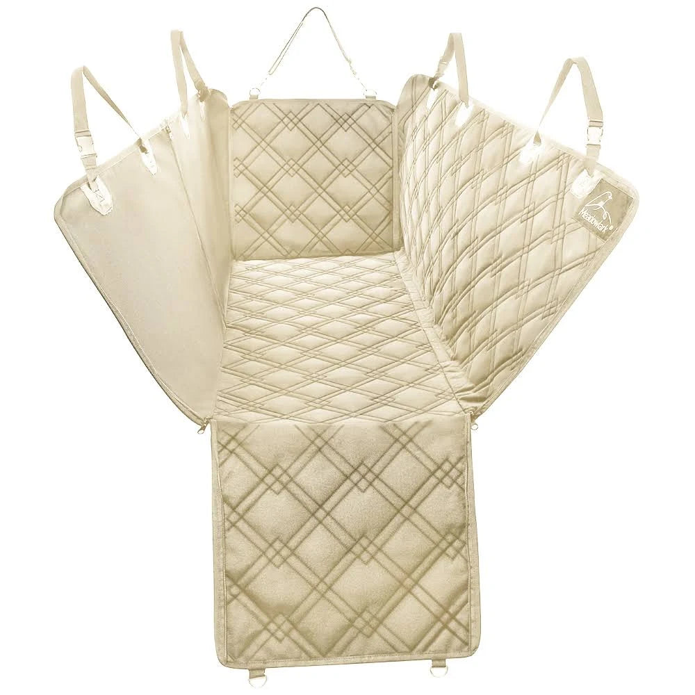 Beige Dog Seat Covers N96261