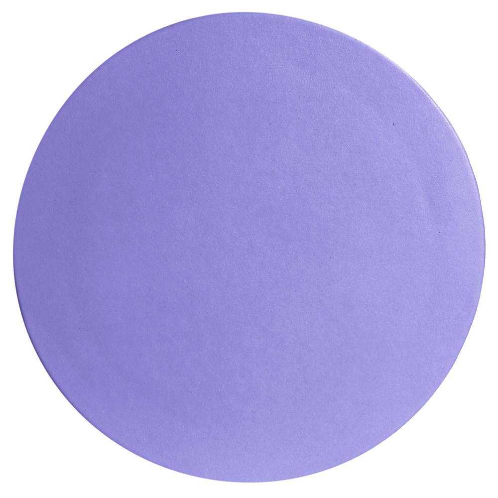 12x22 Lavender Resin-Coated Aluminum Round Disc B191