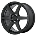 Satin Black 15x6.5 5x100 / 5x4.5 40mm Wheel H777035