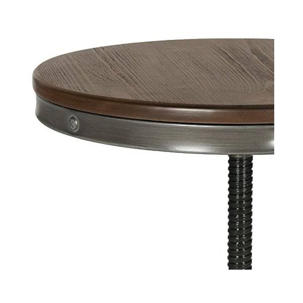 Swivel Stool Burnt Oak T26428