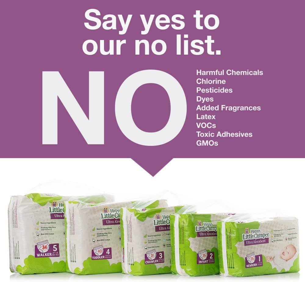 Natural Diapers, Flushable Wipes, Monthly Pack, Size 1, 252 Count B7961