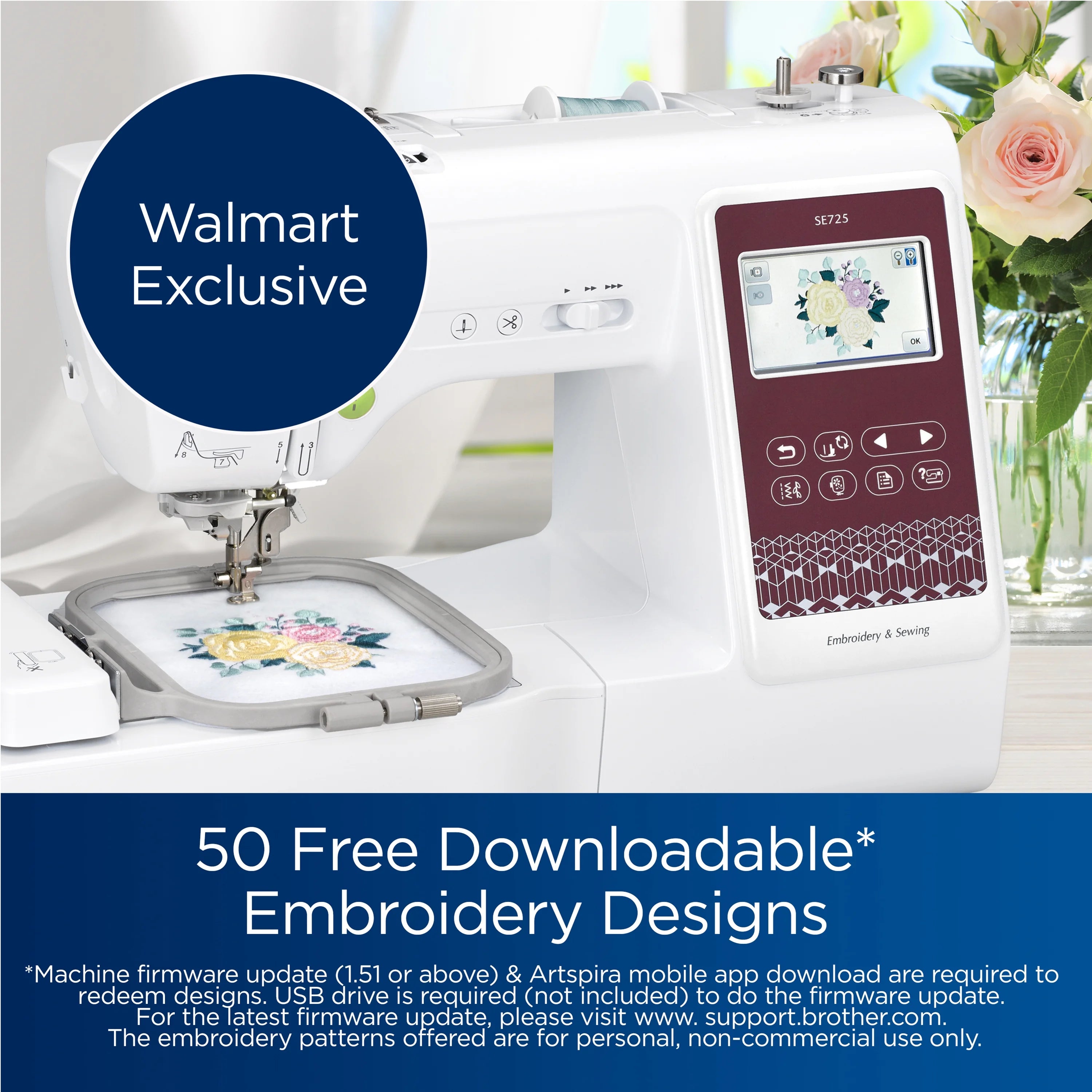 Sewing and Embroidery Machine with Wireless LAN Connectivity M521973