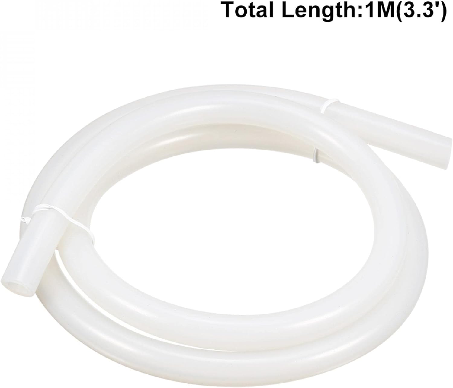 Silicone Tube 6mm ID X 9mm OD 3.3' Flexible Translucent Tubing B62670