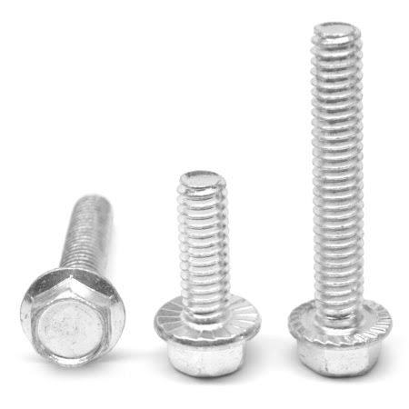 3/8 inch-16 x 2 1/2 inch Coarse Thread Grade 5 Hex Flange Screw with Serration Medium Carbon Steel Zinc Plated Pk 50 H3925