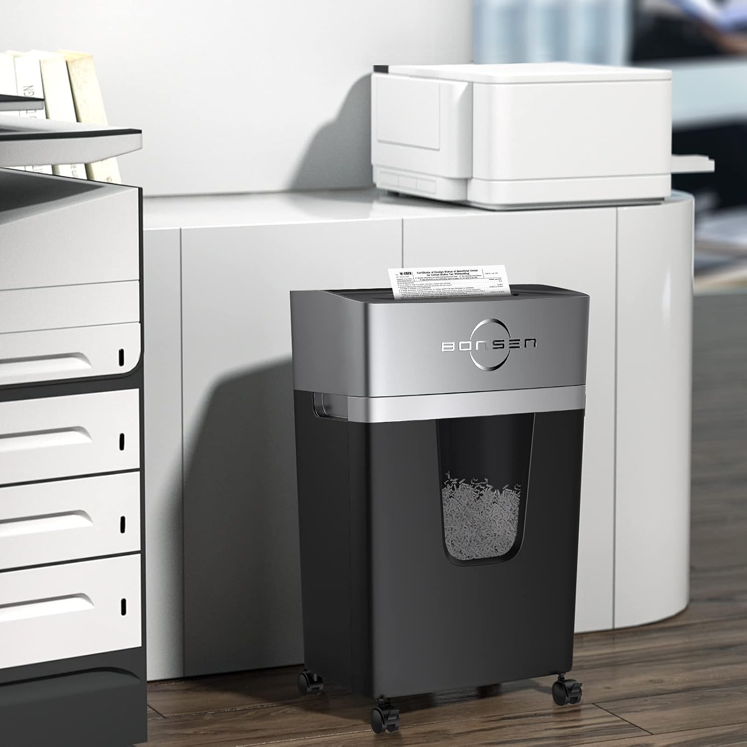 10-Sheet Micro-Cut Paper Shredder with Pullout Basket V205783