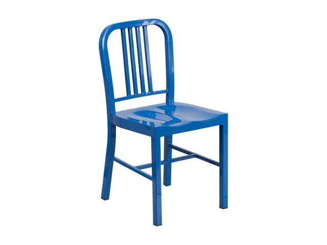 Blue Metal Indoor-Outdoor Table Set with 2 Chairs W768687
