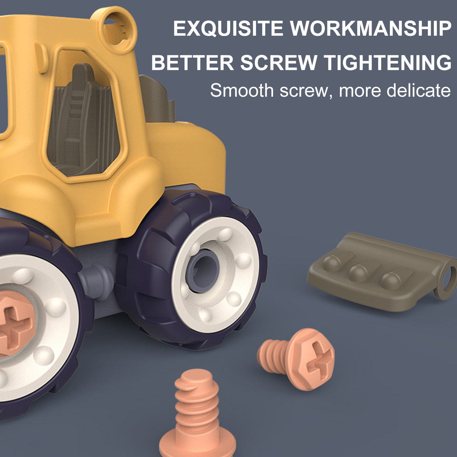 DIY Nut Building Construction Toy Excavator A272