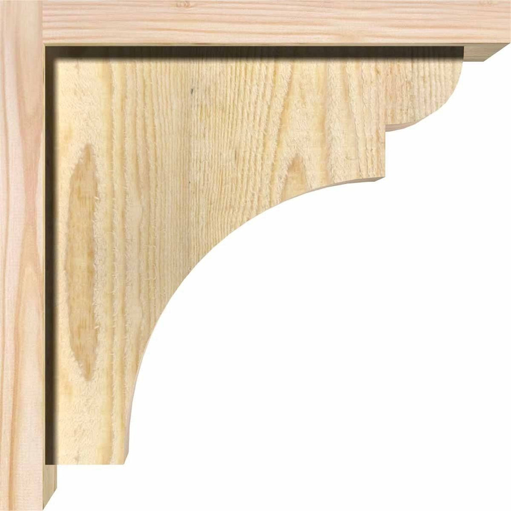Rough Sawn Corbel with Backplate, Douglas Fir N951329