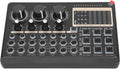 Black External Sound Card for Microphone Phone Computer D4212
