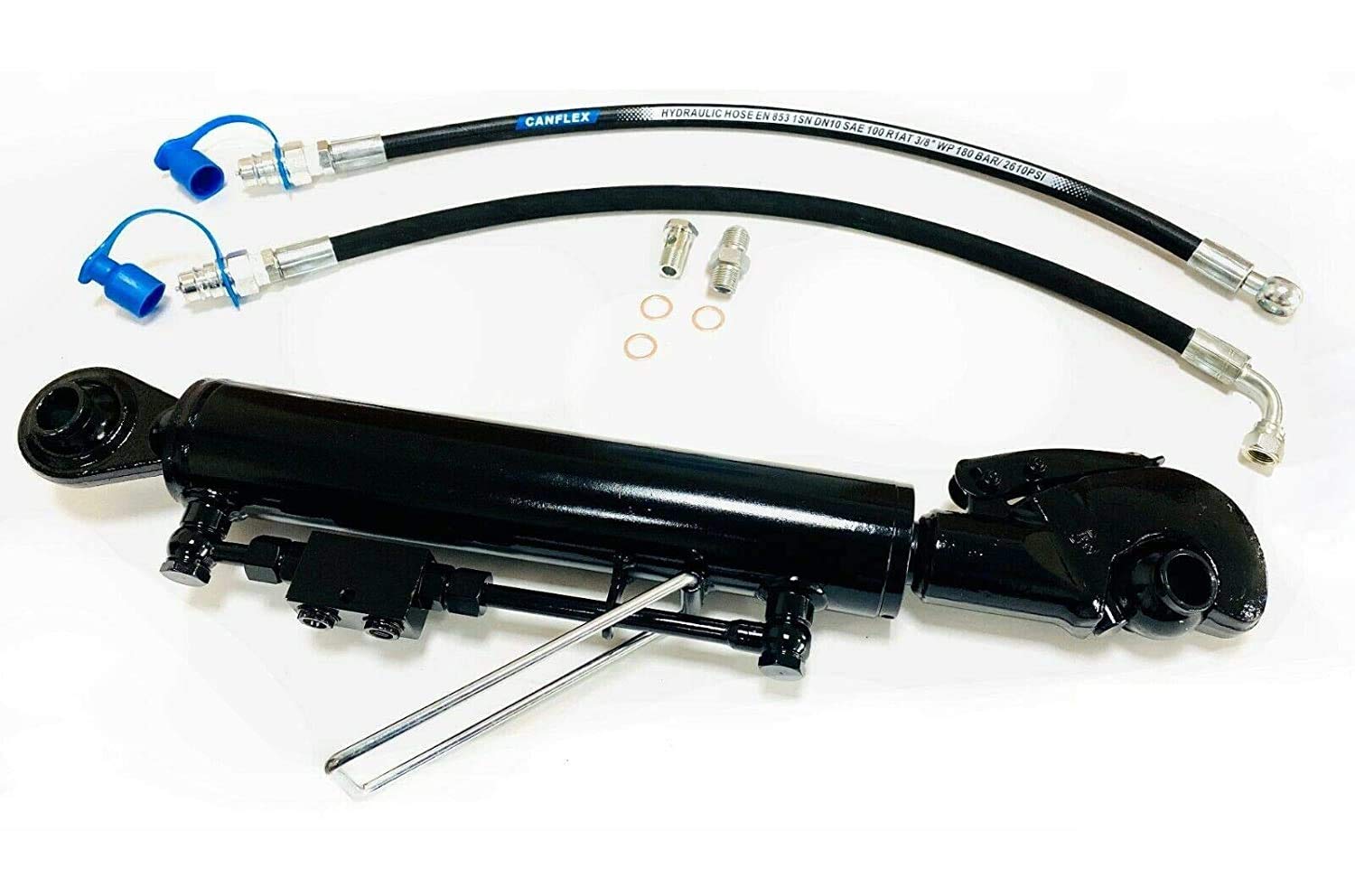 Hydraulic Top Link Cat. 2 Catch Hook 22 7/16 - 32 1/4 Locking Block Stroke 9 7/8 T96984