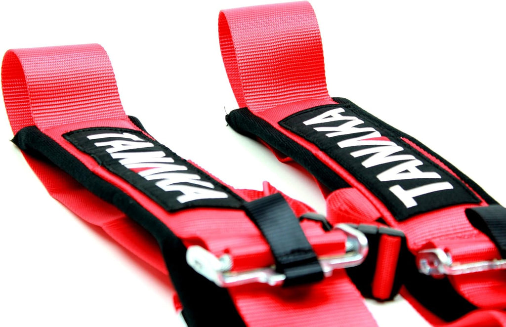 Red 5-Point Safety Harness Set with Shoulder Pads, Pack of 2 F359463