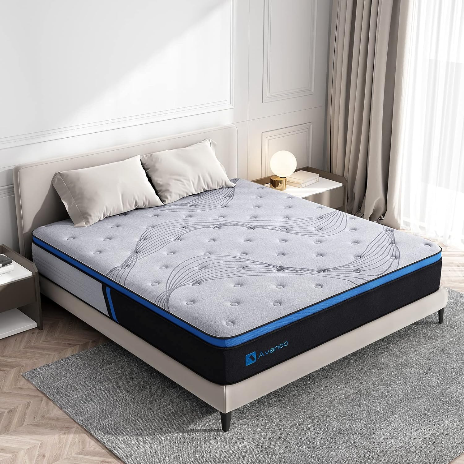 California King 10 Inch Hybrid Memory Foam Mattress M544185