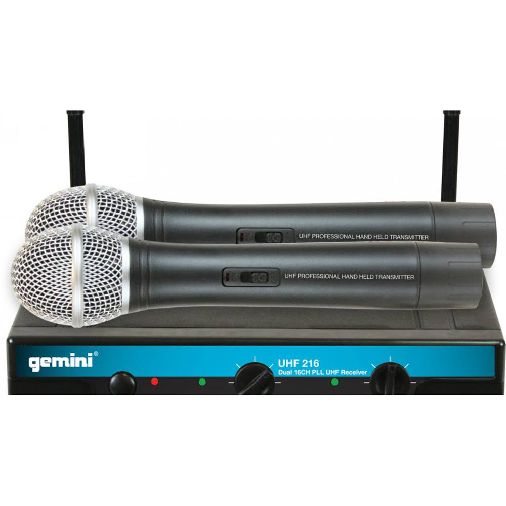 Dual Channel Wireless Microphone System A578