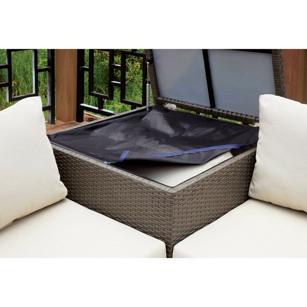 Brown Aluminum 6-Piece Outdoor Sofa Set X929