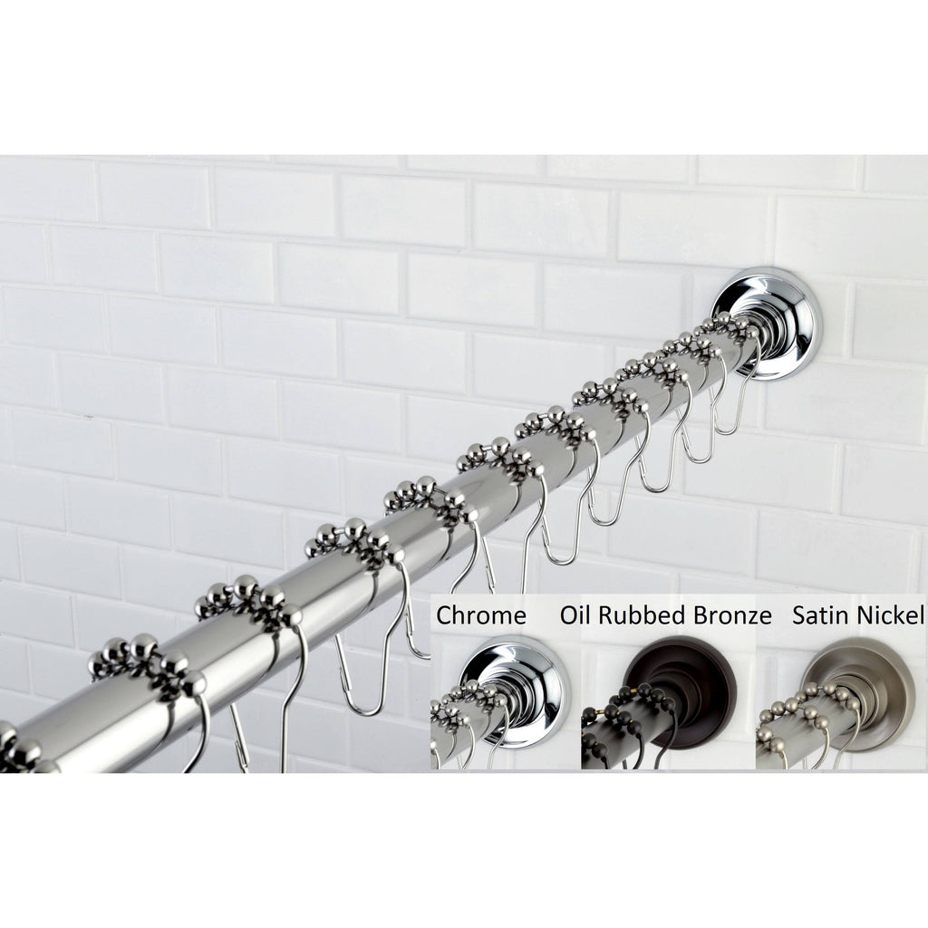 Tension Shower Rod with Hooks V79574