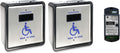4.5inch Square Stainless Steel Touchless Wave Door Opener A193006