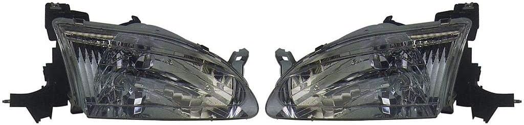 Headlight Assembly Pair for Toyota Corolla 1998-2000 B773814
