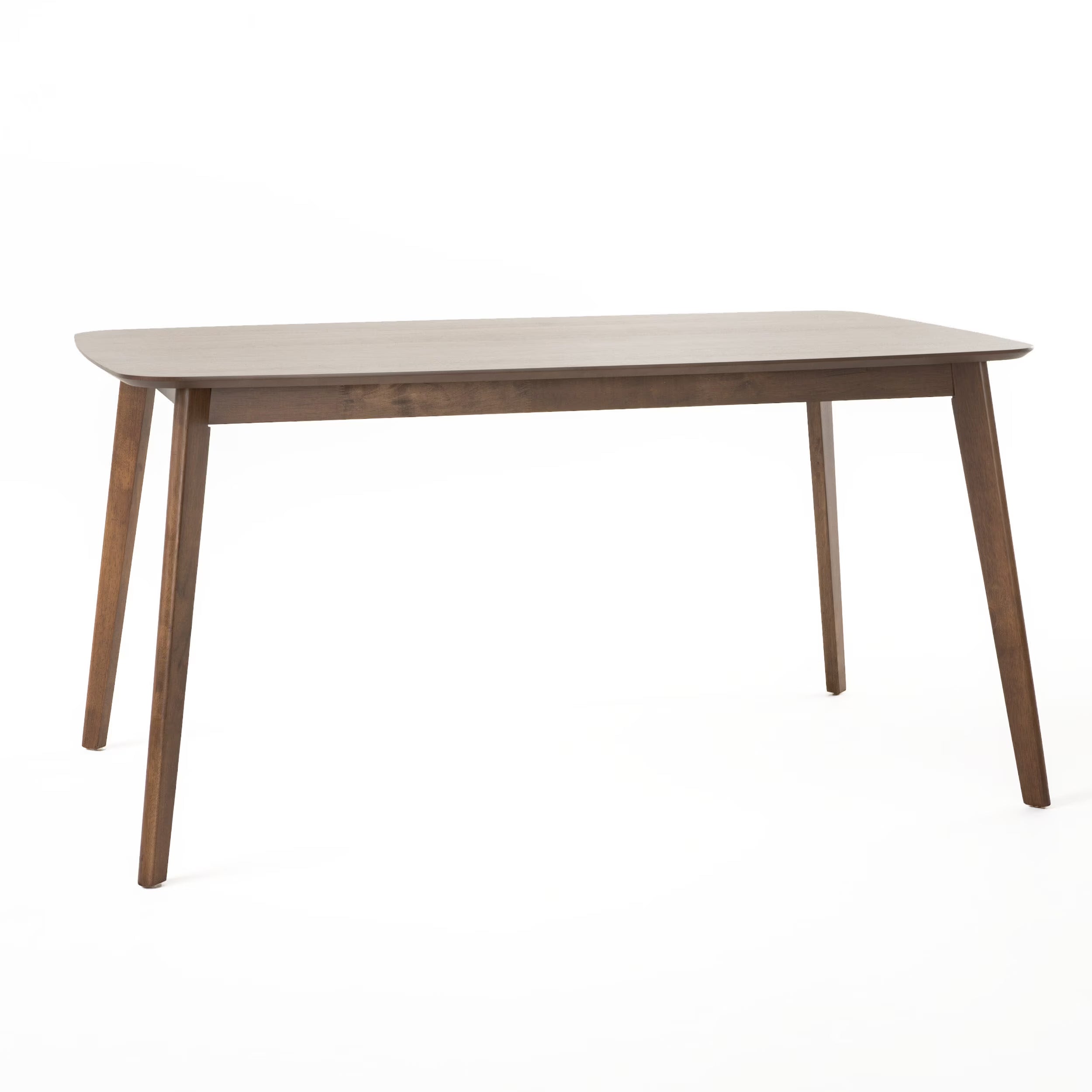 Natural Walnut Finish Wood Dining Table E288