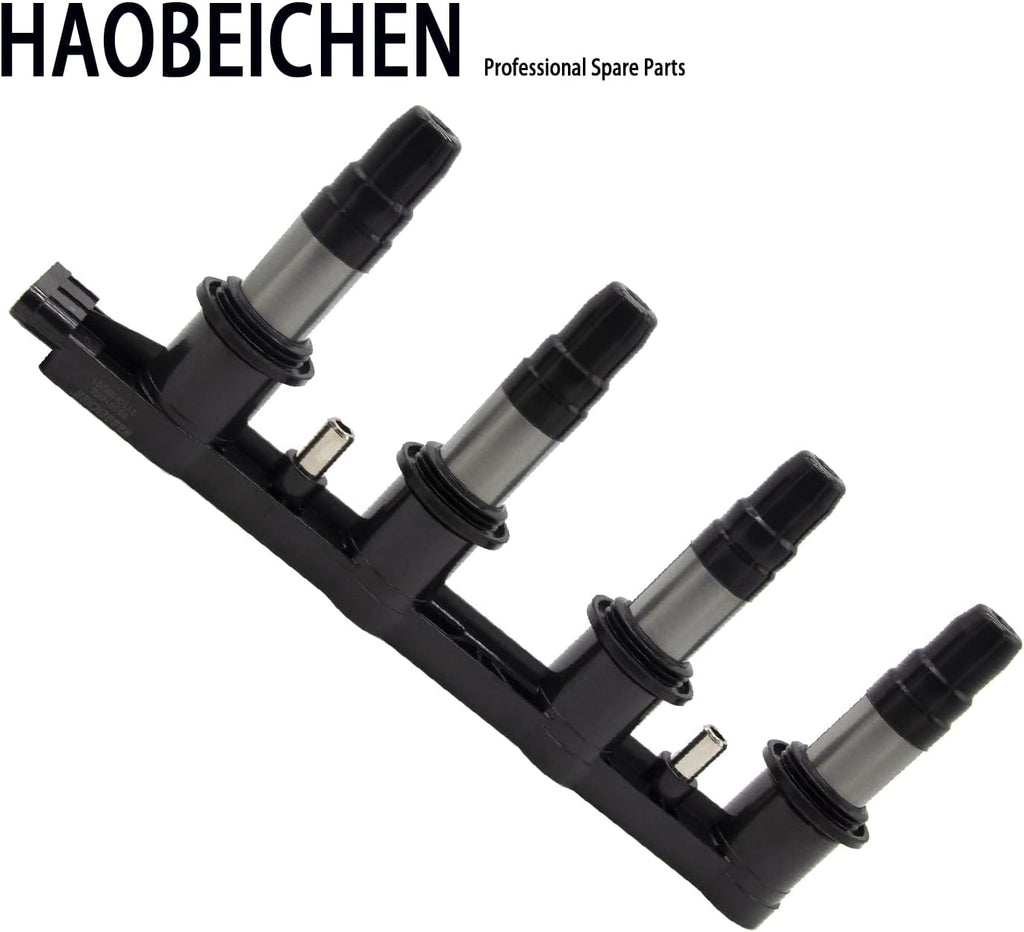Ignition Coil Pack Compatible with Chevrolet Cruze Sonic Trax Aveo Aveo5 G3 1.8 1.6 L4 Pack of 2 X38346