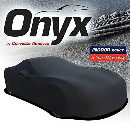 Onyx Black Satin Custom Fit Stretch Indoor Car Cover P78867