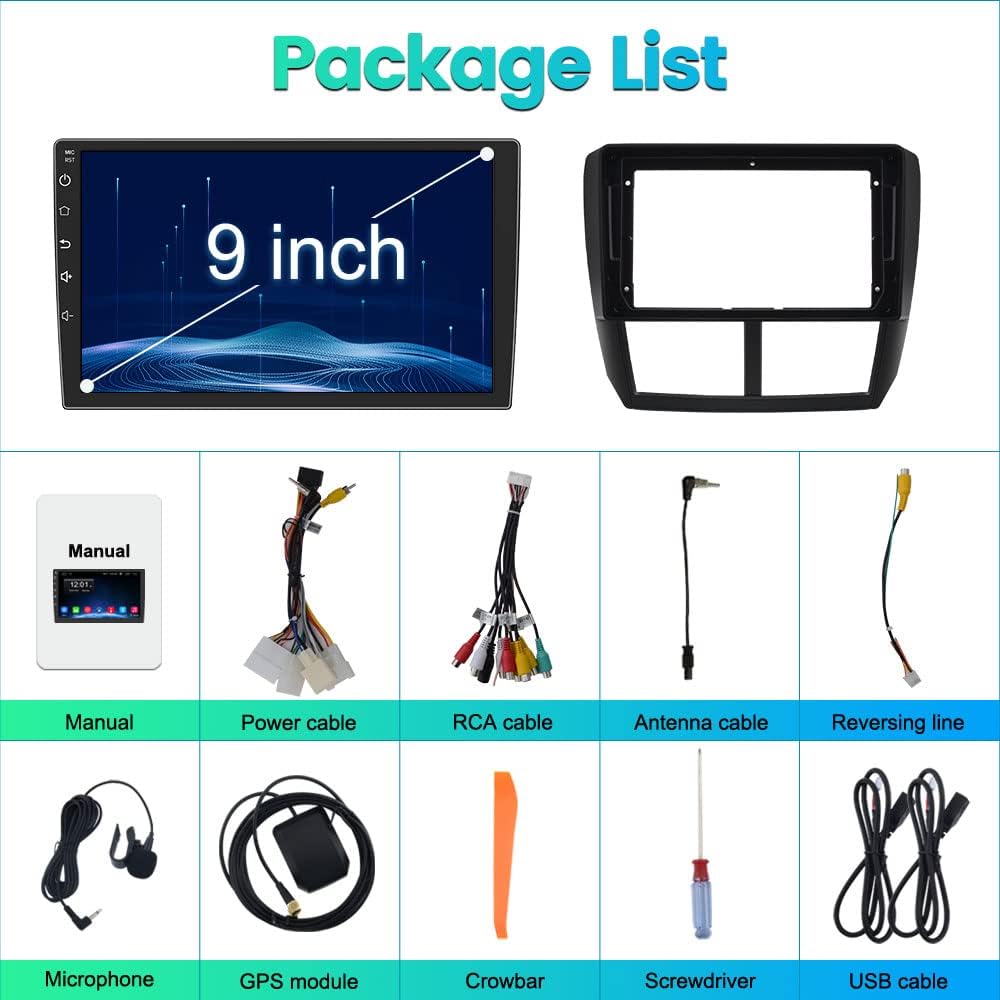 Car Radio Stereo with Carplay Android Auto Bluetooth Navigation V648726